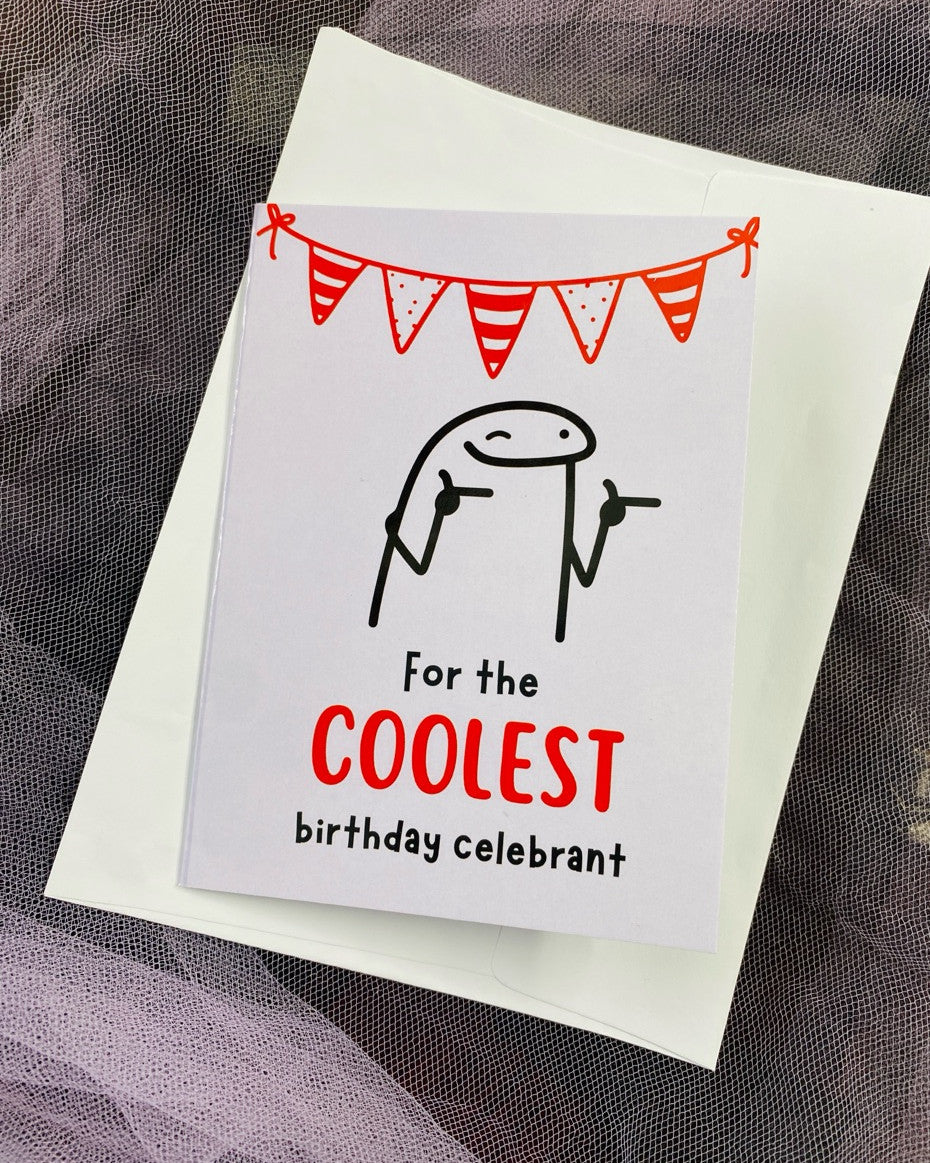 Coolest Birthday Celebrant Greeting Card at ElsaLagos in Nigeria