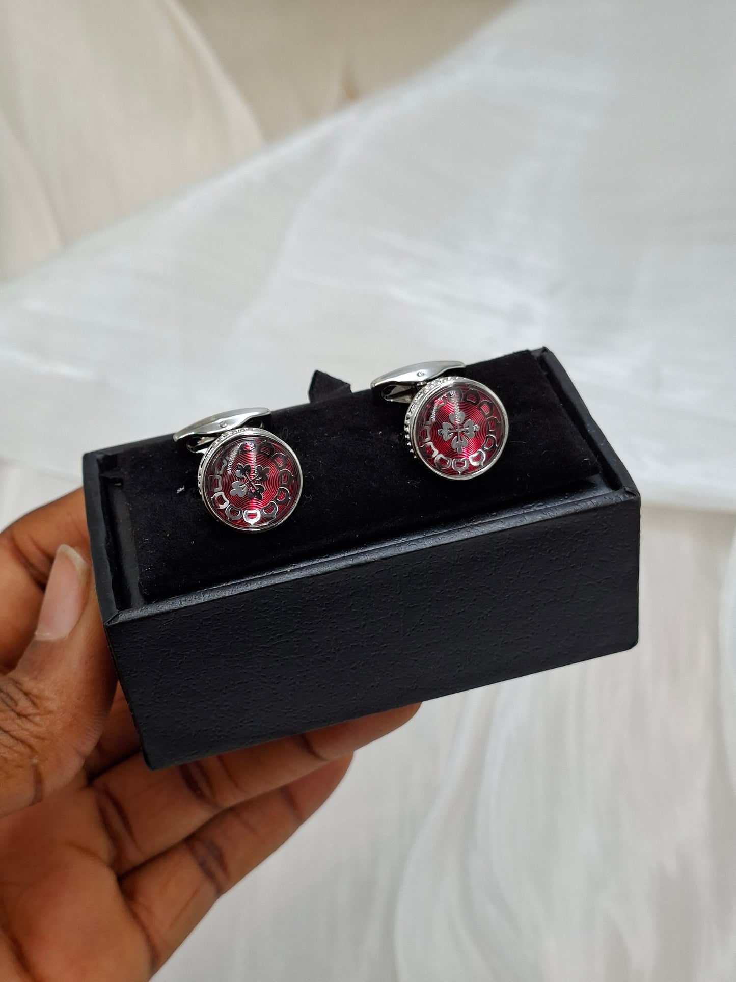 Red Cufflinks