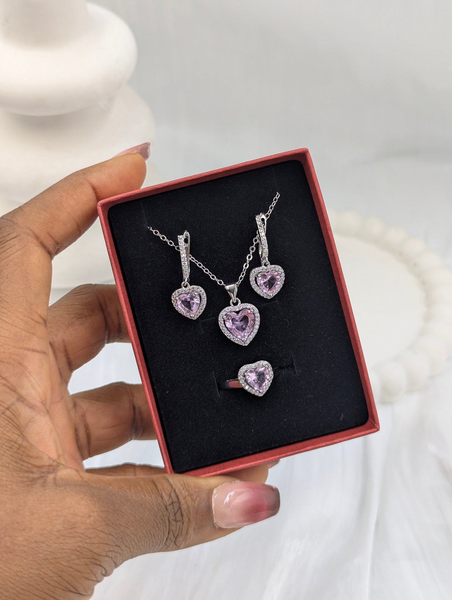 Blush Necklace Set