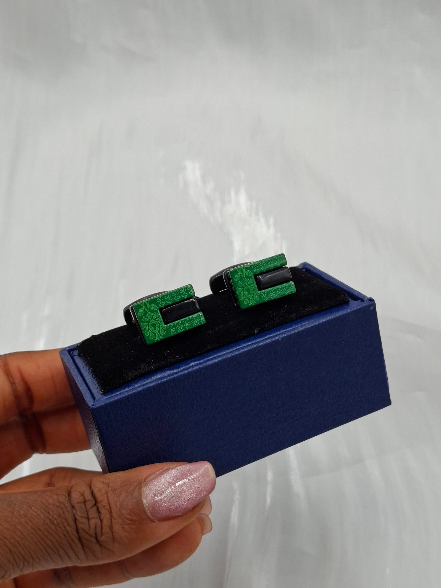Green Bar Cufflinks