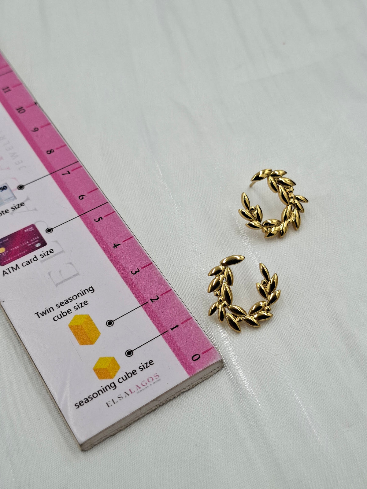 Olive Hoop Earrings