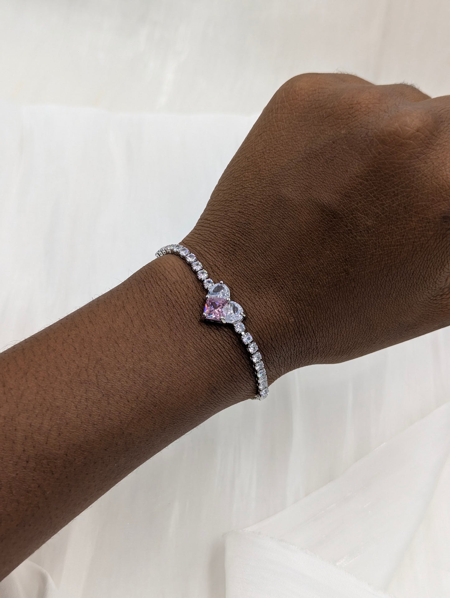 Pink Heart Bracelet