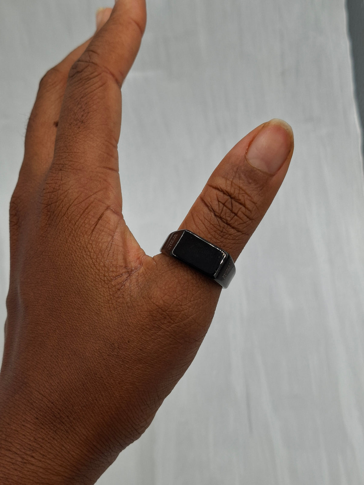 Black Bar Ring (size 12)
