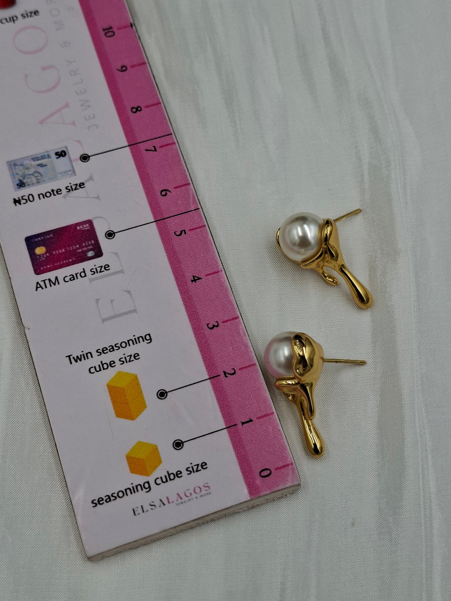 Lava Pearl Earrings