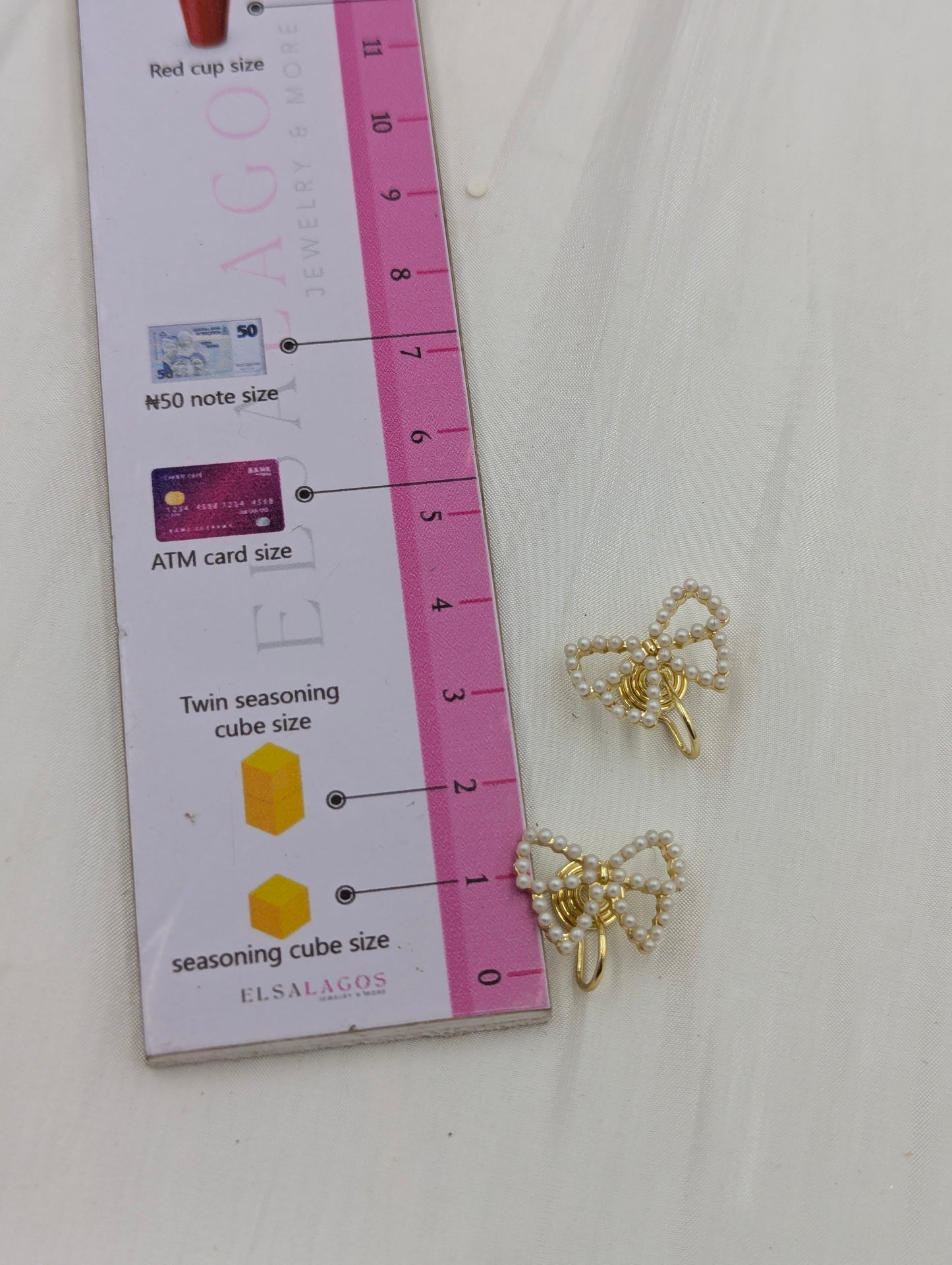 Bow Clip On Earrings