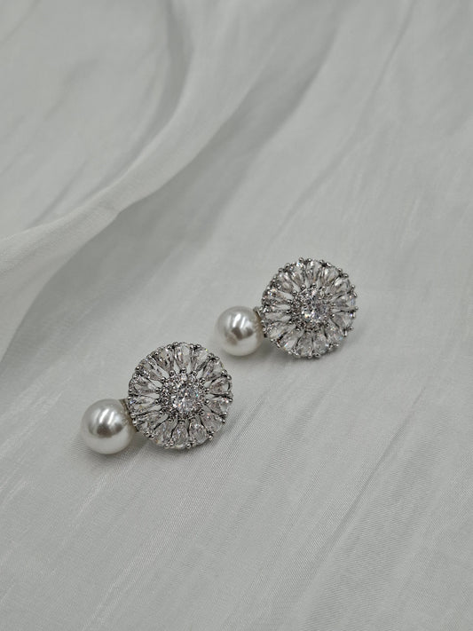 Sunflower Pearl Earrings