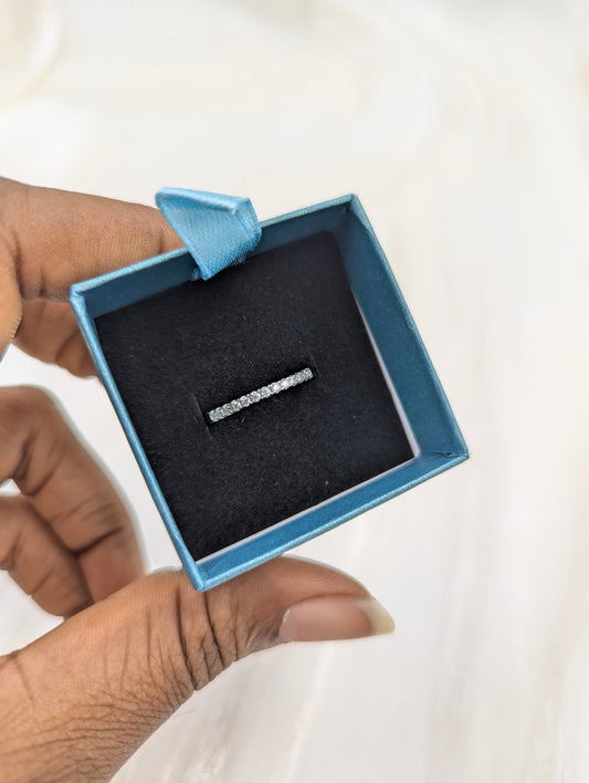 Eternity Moissanite Band