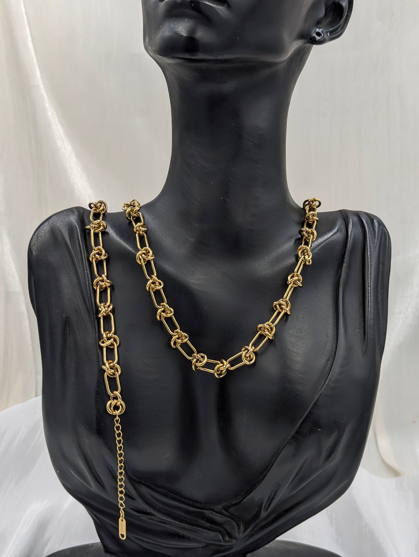 Knot Necklace and Bracelet Set