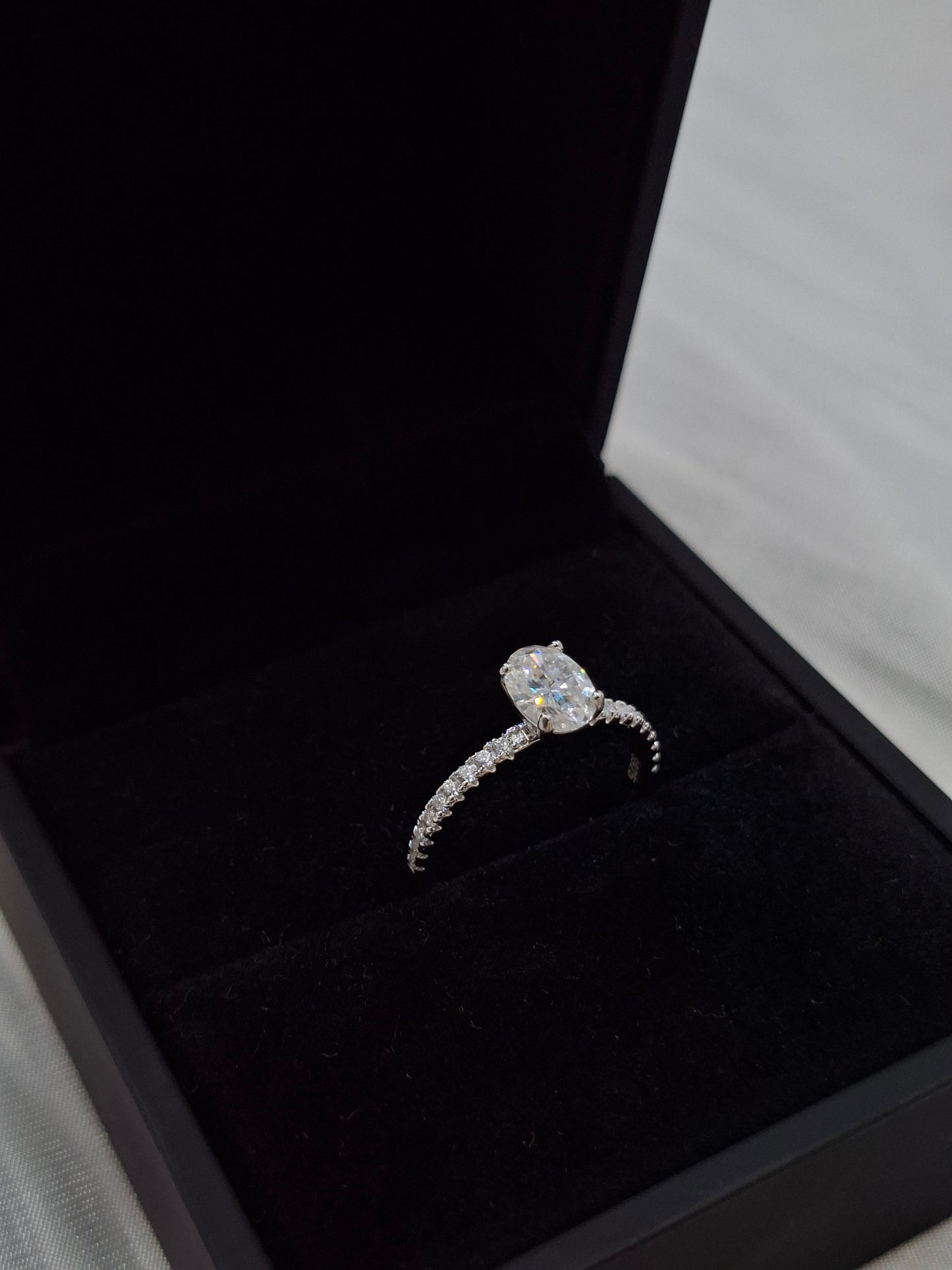 Elara Moissanite Ring (size 5)