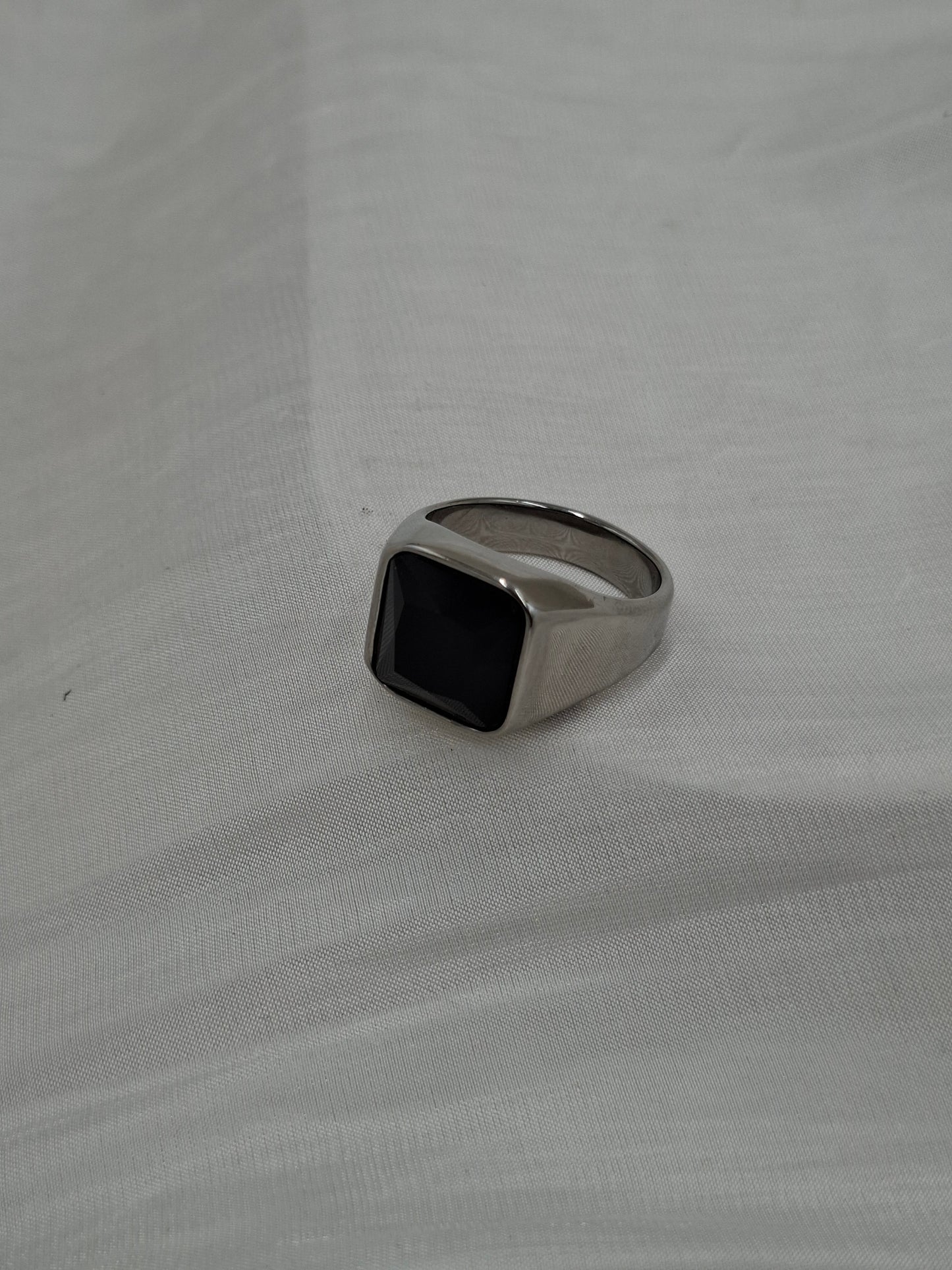 Black Gem Ring (size 10)