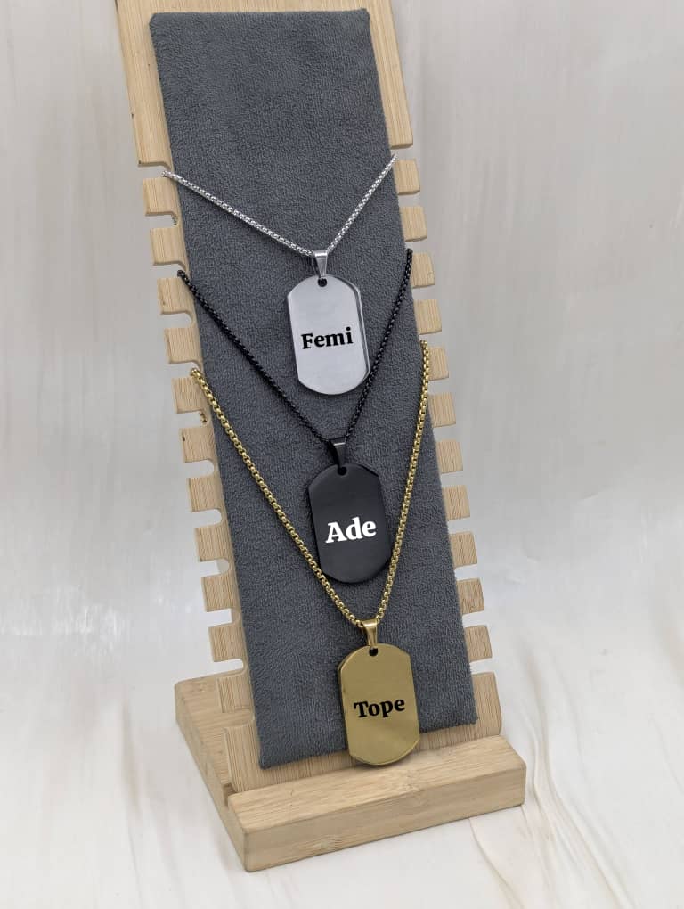 Customizable DogTag Necklace