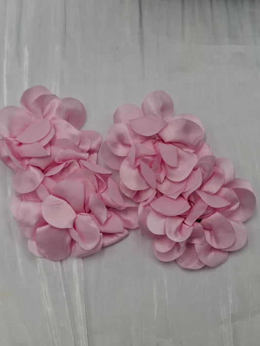Pink Drop Flower Earrings