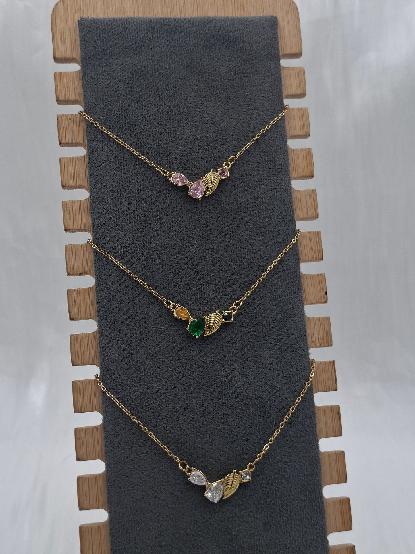 Zircon Flower Necklace