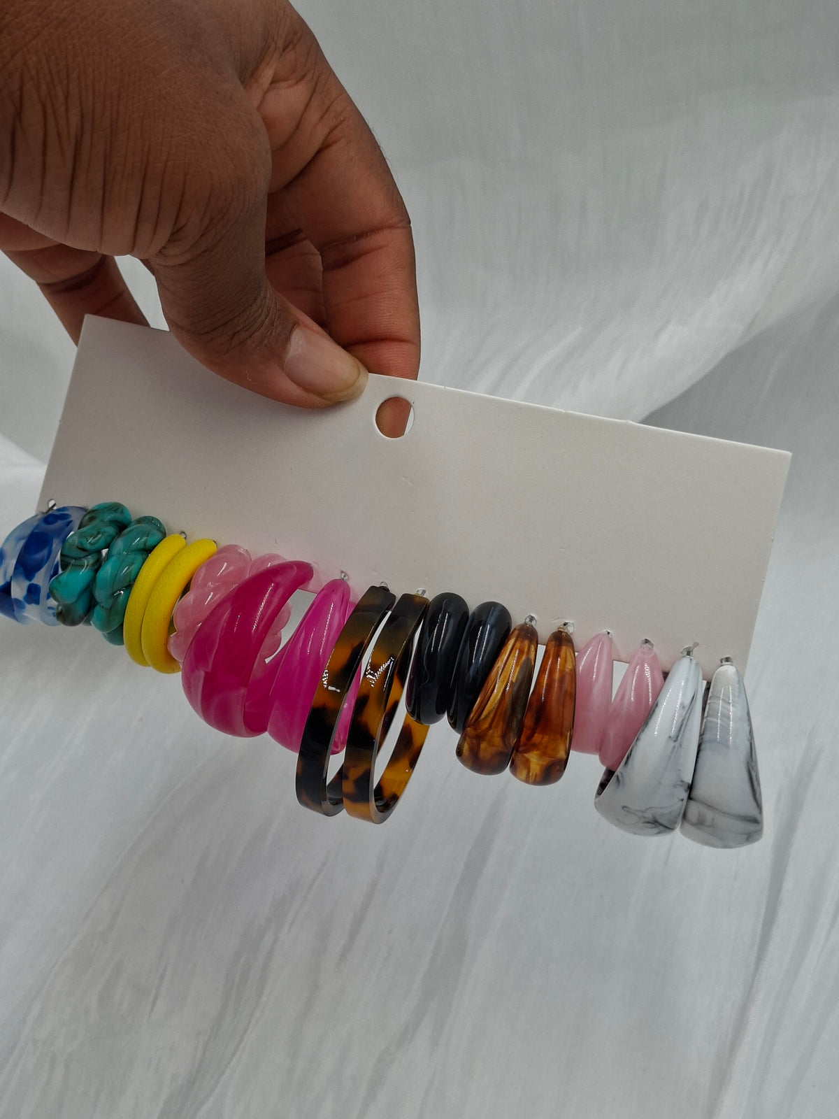 Marshmallow Acrylic Earrings Pack