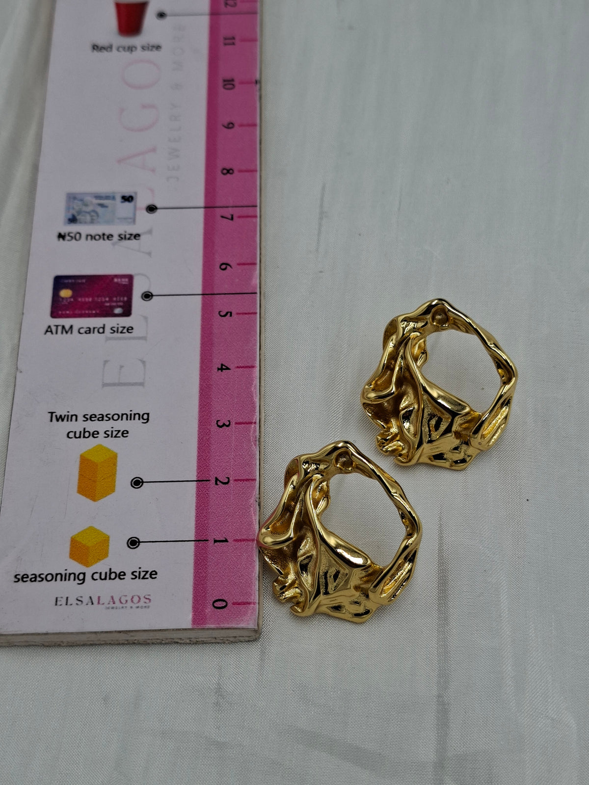 Abstract Circle Earrings
