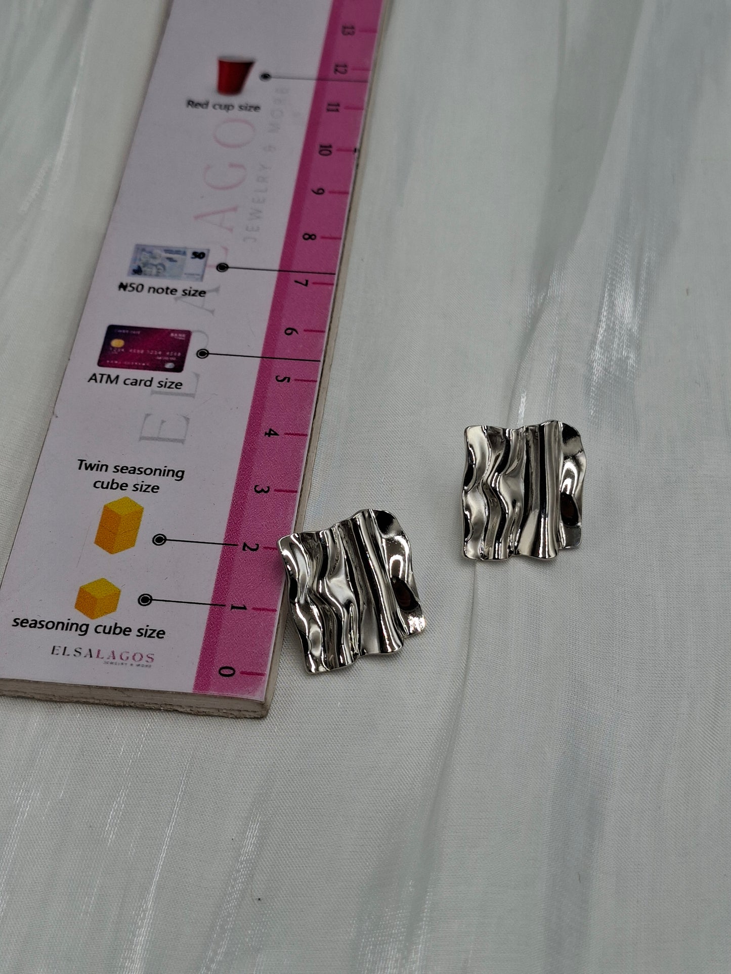 Pleat Earrings
