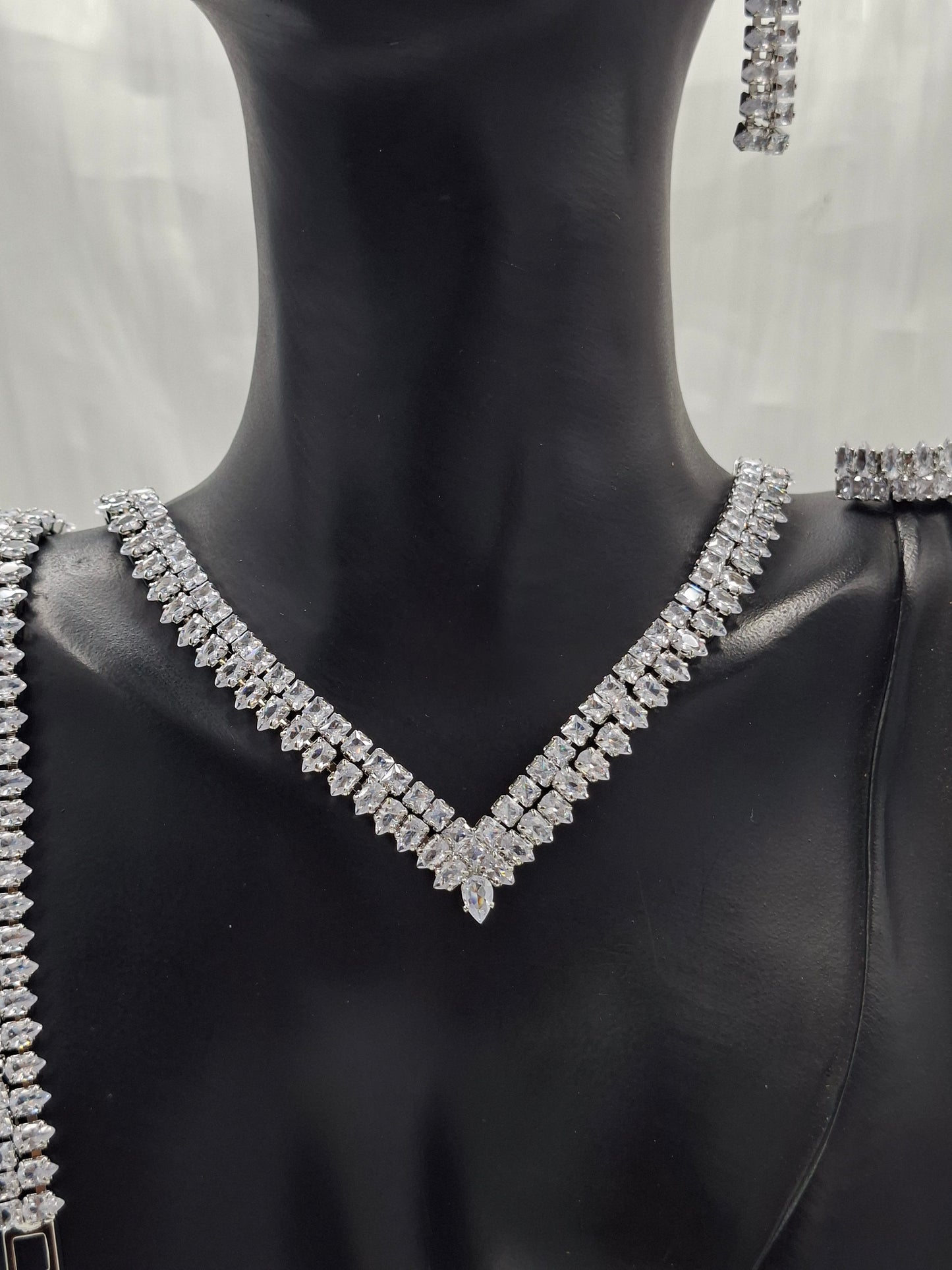 Princess Tennis Necklace Set