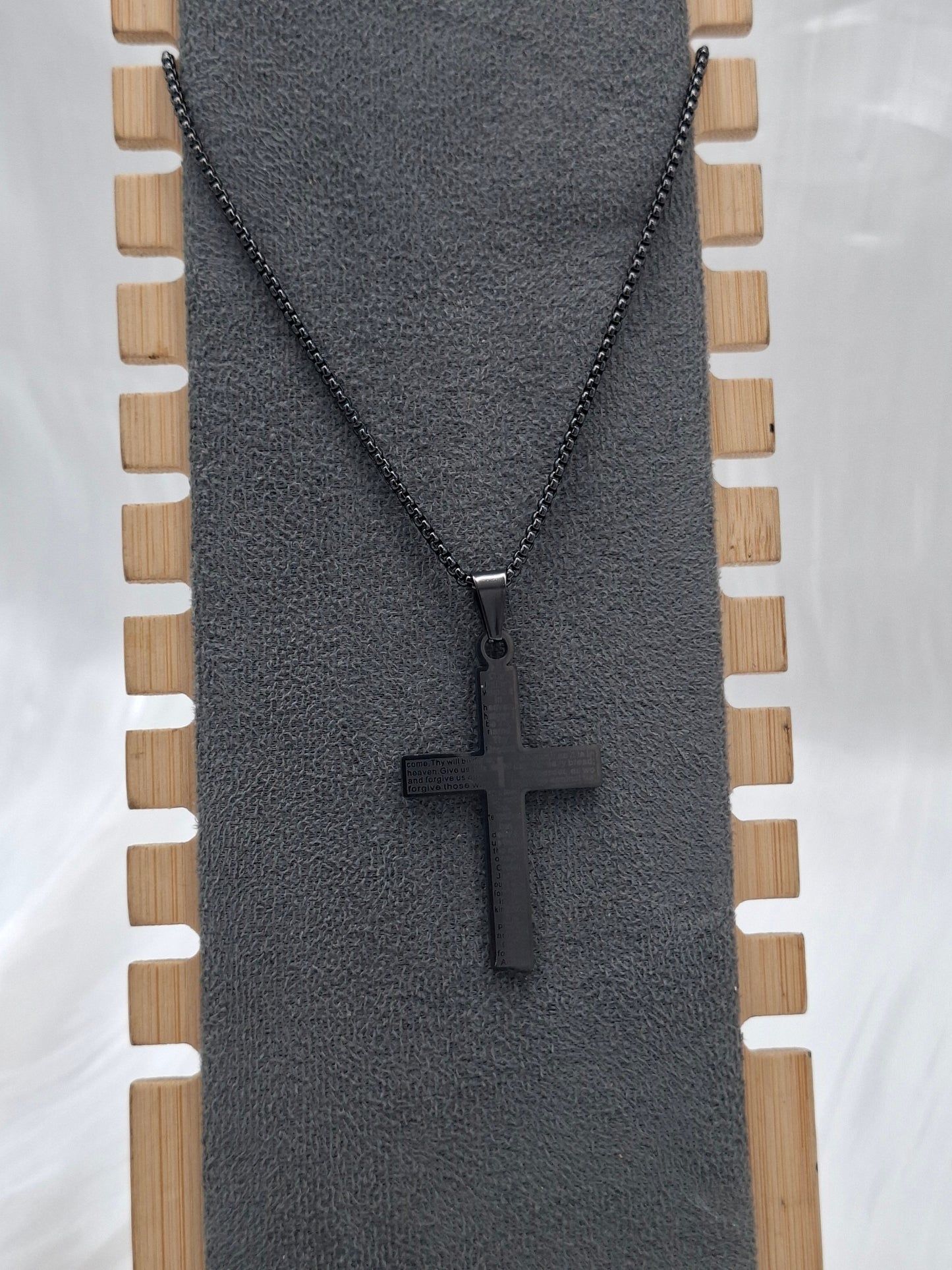 Black Cross Necklace