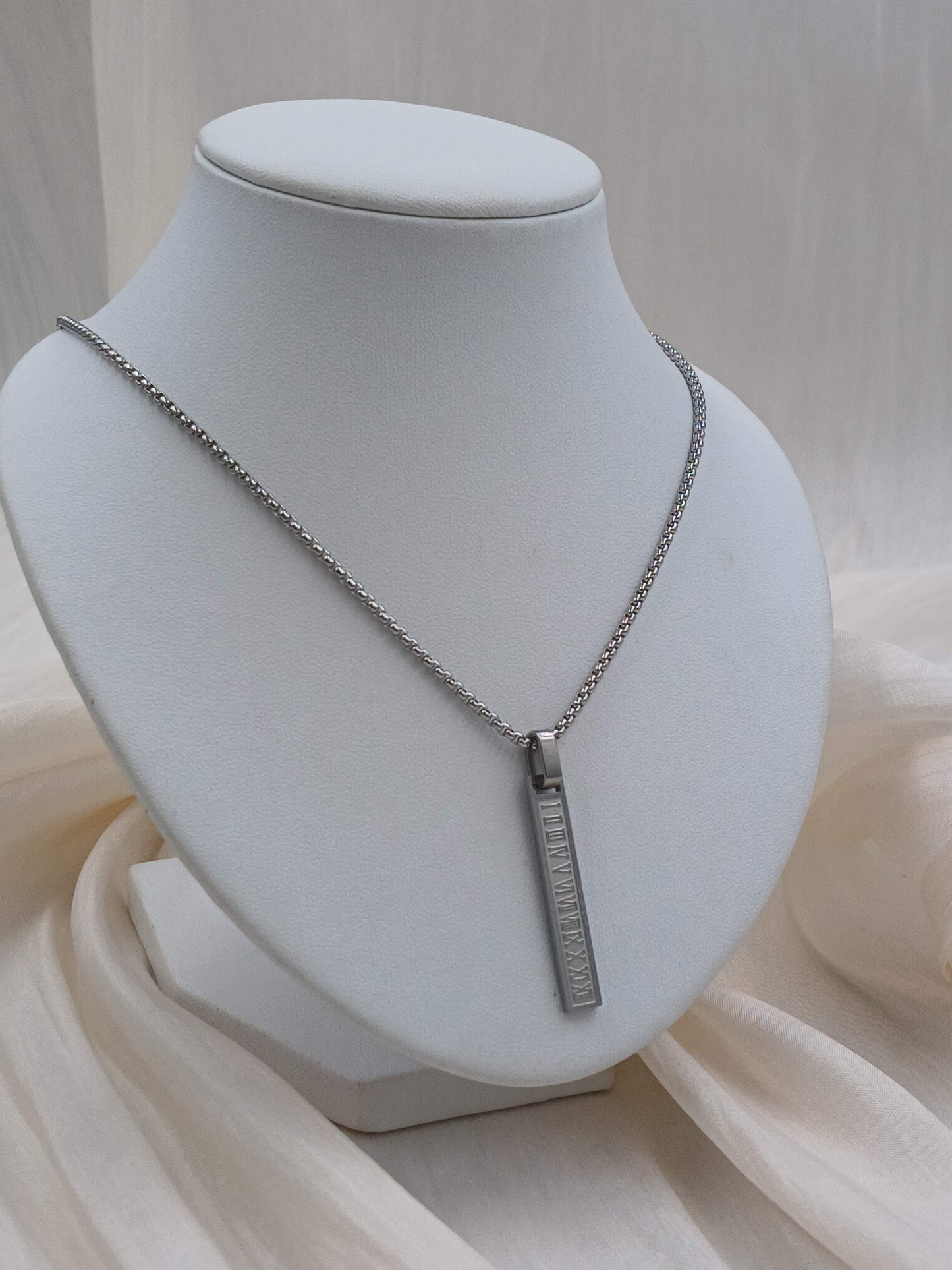 Roman Numerals Necklace