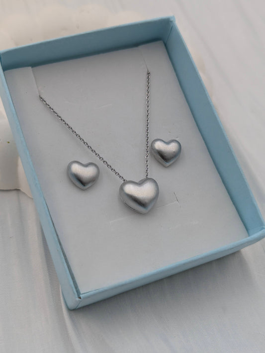 Heart Necklace Set