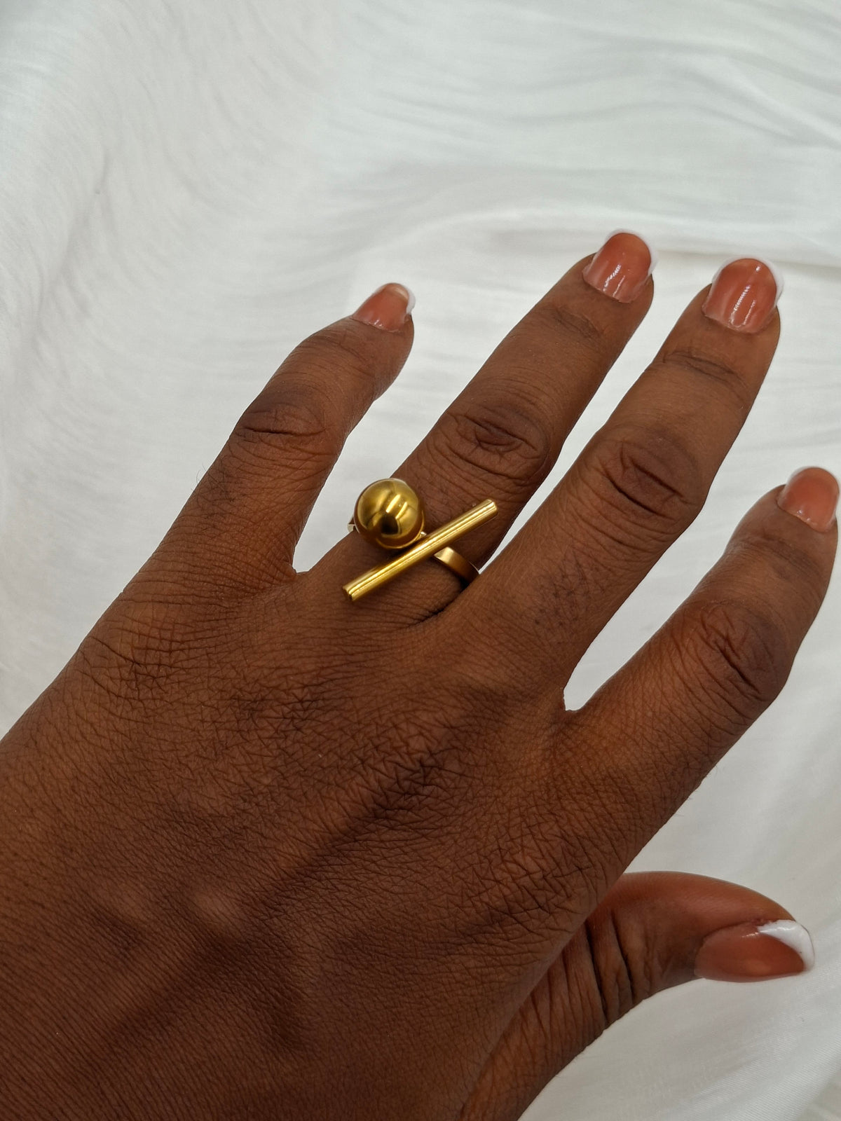 Bar Ring (size 7-9)
