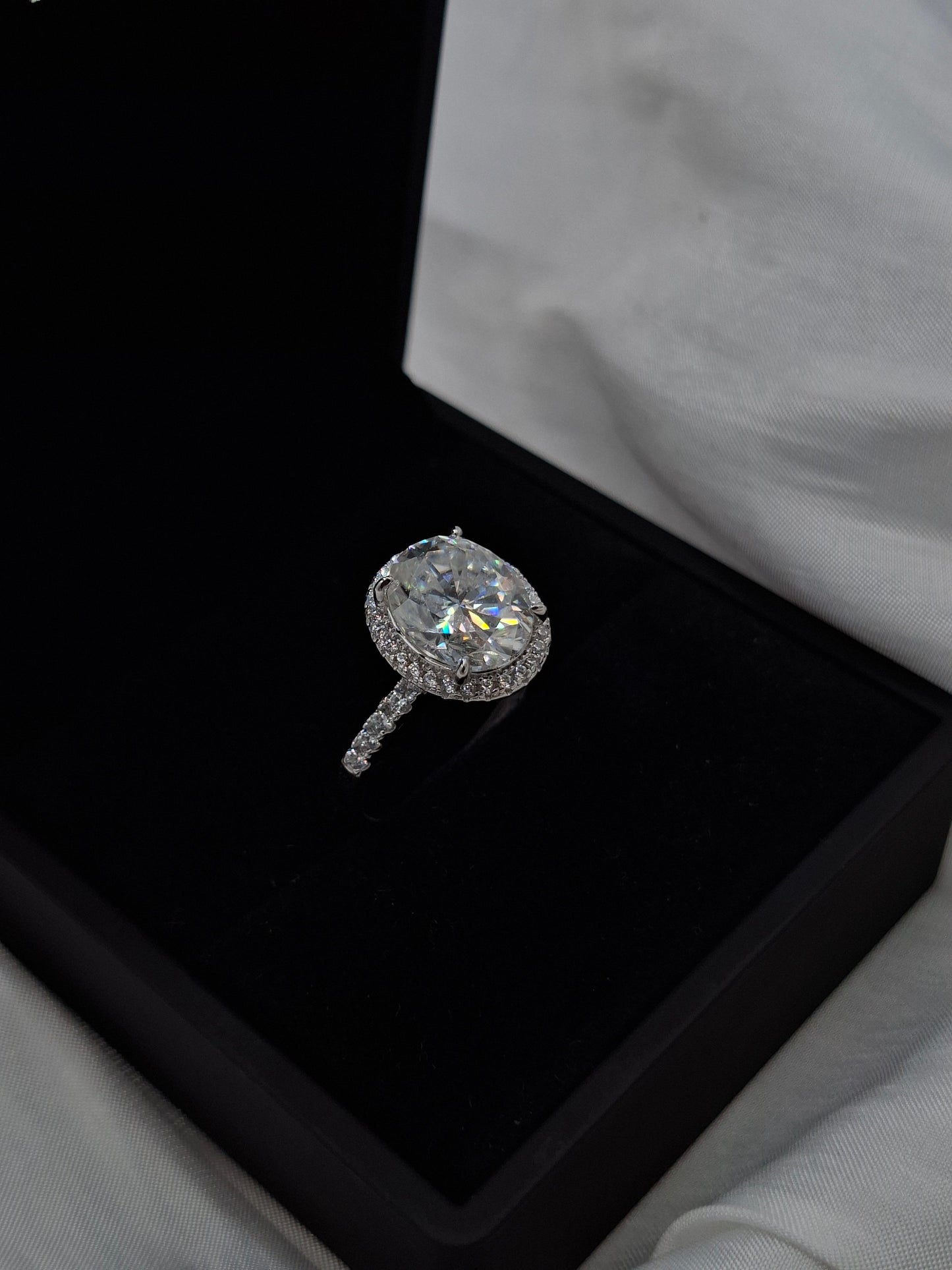 Luna Moissanite Ring