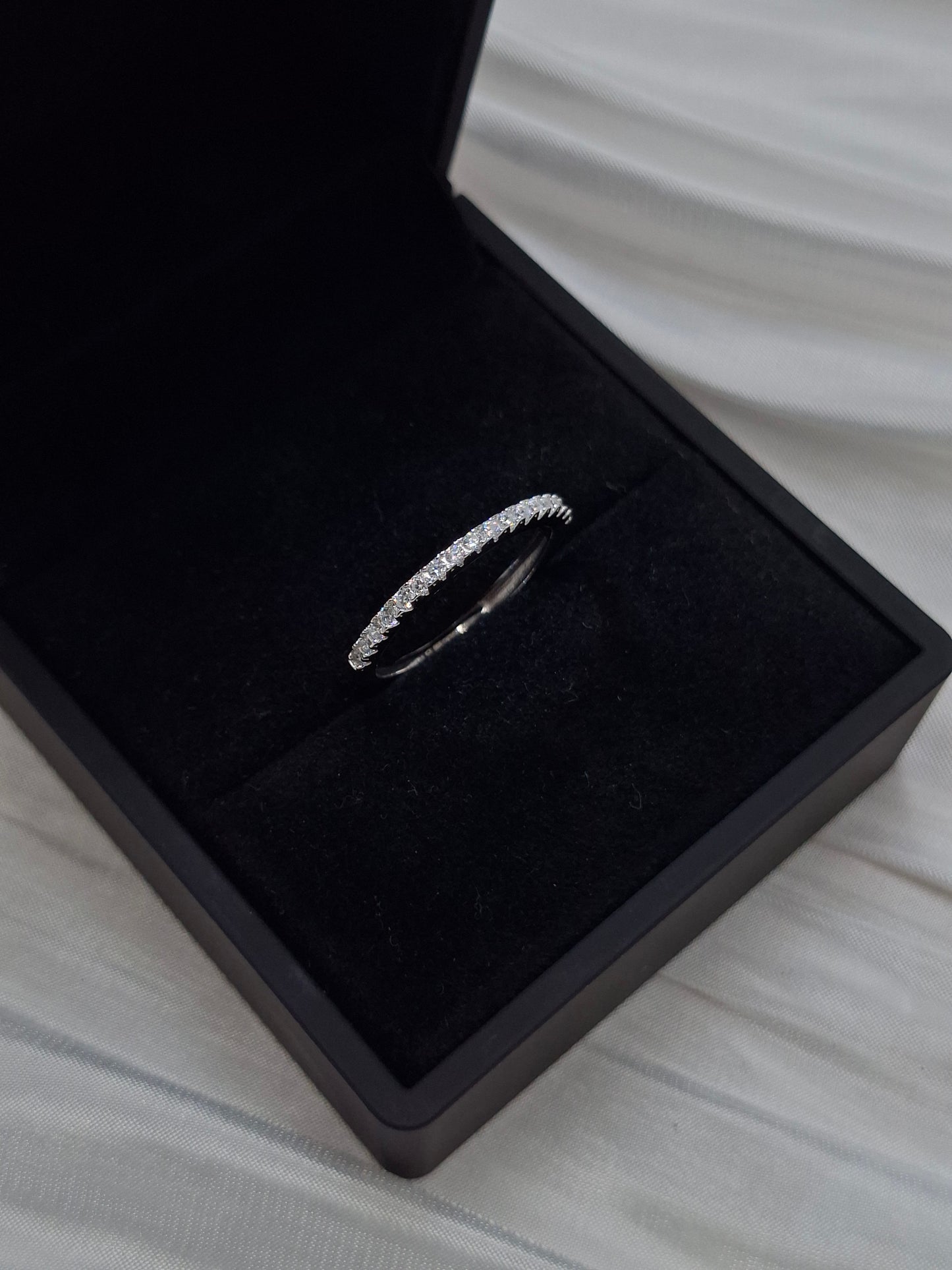 Eternity Moissanite Band
