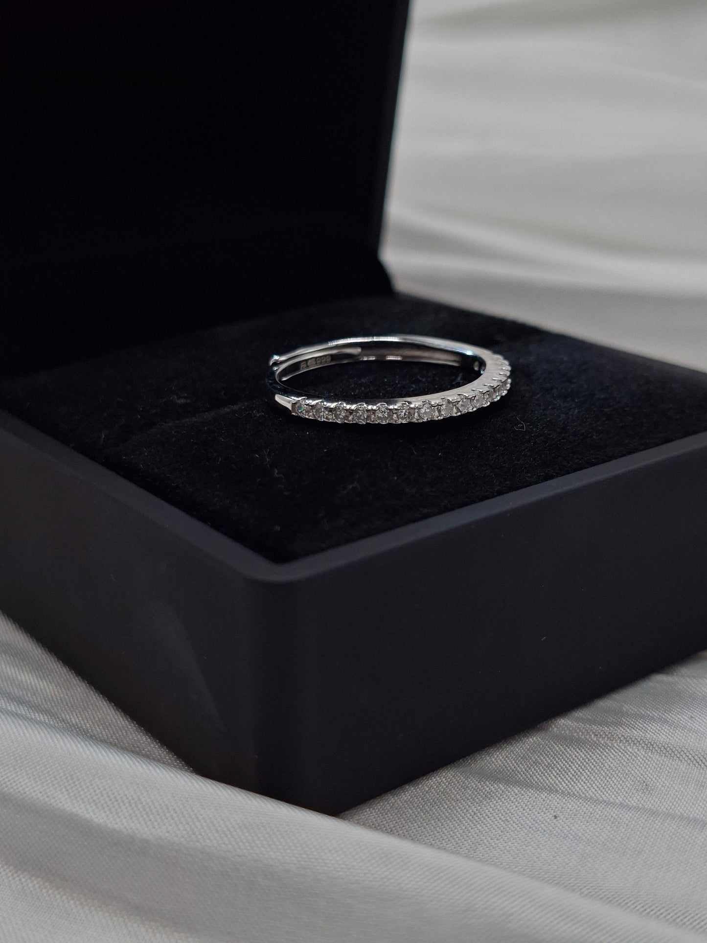 Eternity Moissanite Band