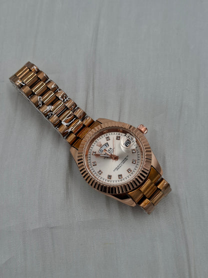 Rose Gold Wristwatch