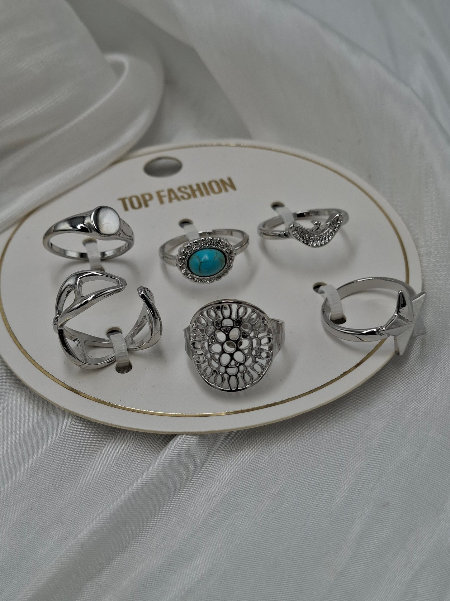 Silver Knuckle Ring Set