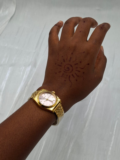 Gold Chain Rebirth Wristwatch