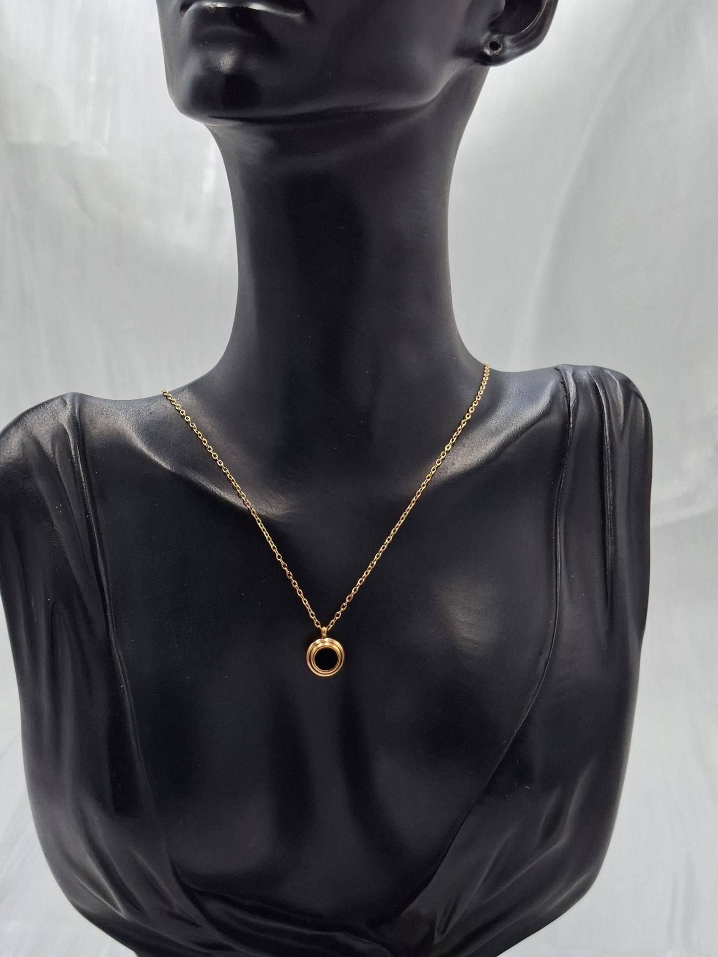 Double-sided Circle Necklace