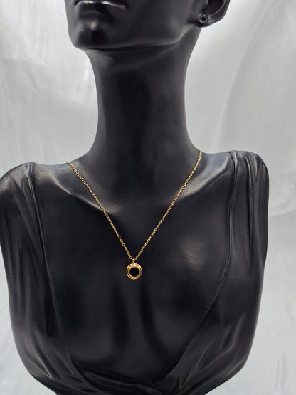 Double-sided Circle Necklace