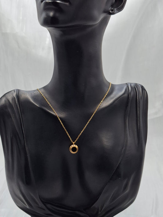 Double-sided Circle Necklace