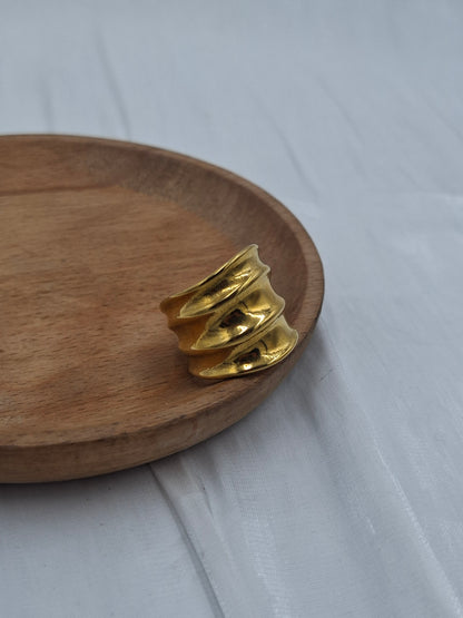 Texture Wave Ring (size 7)