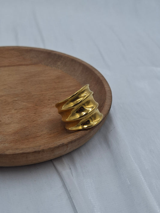 Texture Wave Ring (size 7)
