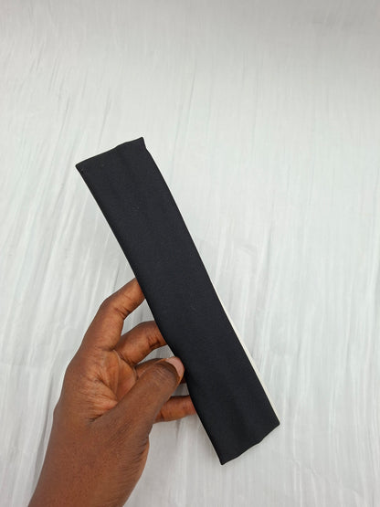 Slim Black Hairband