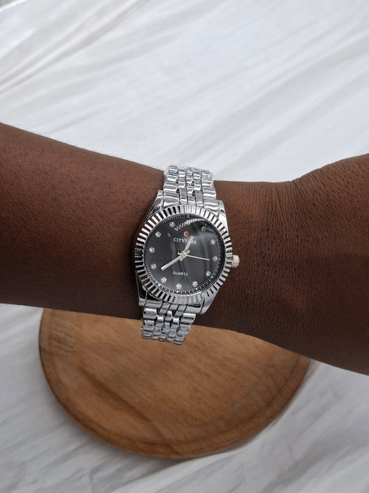Studded Stone Wristwatch