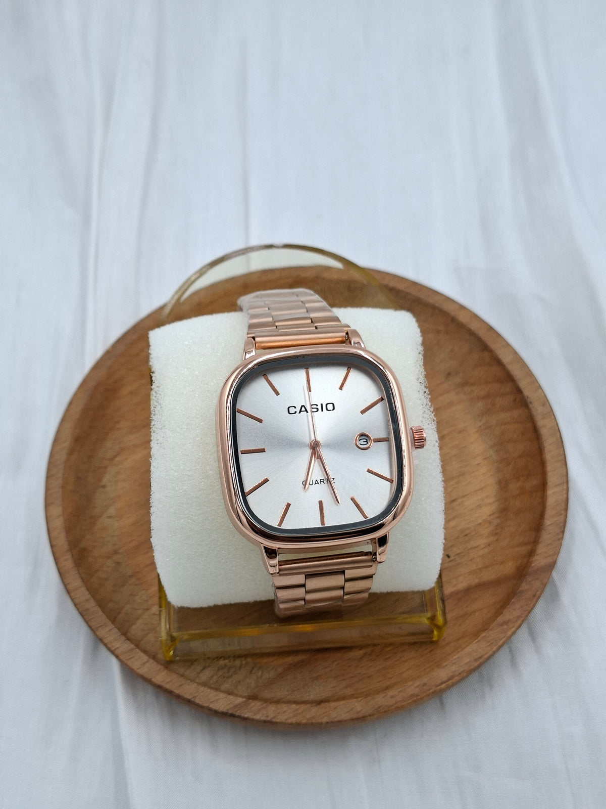 Rosegold Casio Wristwatch