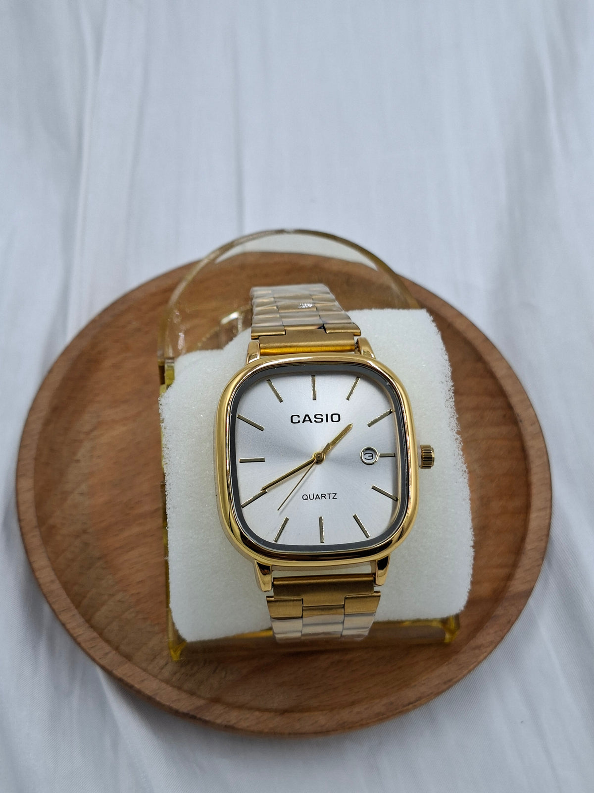 Gold Casio Wristwatch