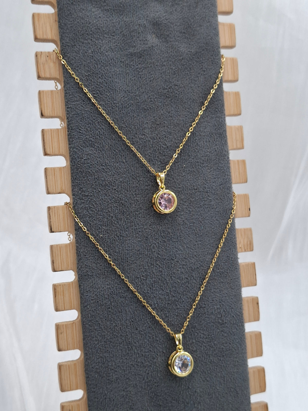 Drill Gem Necklace