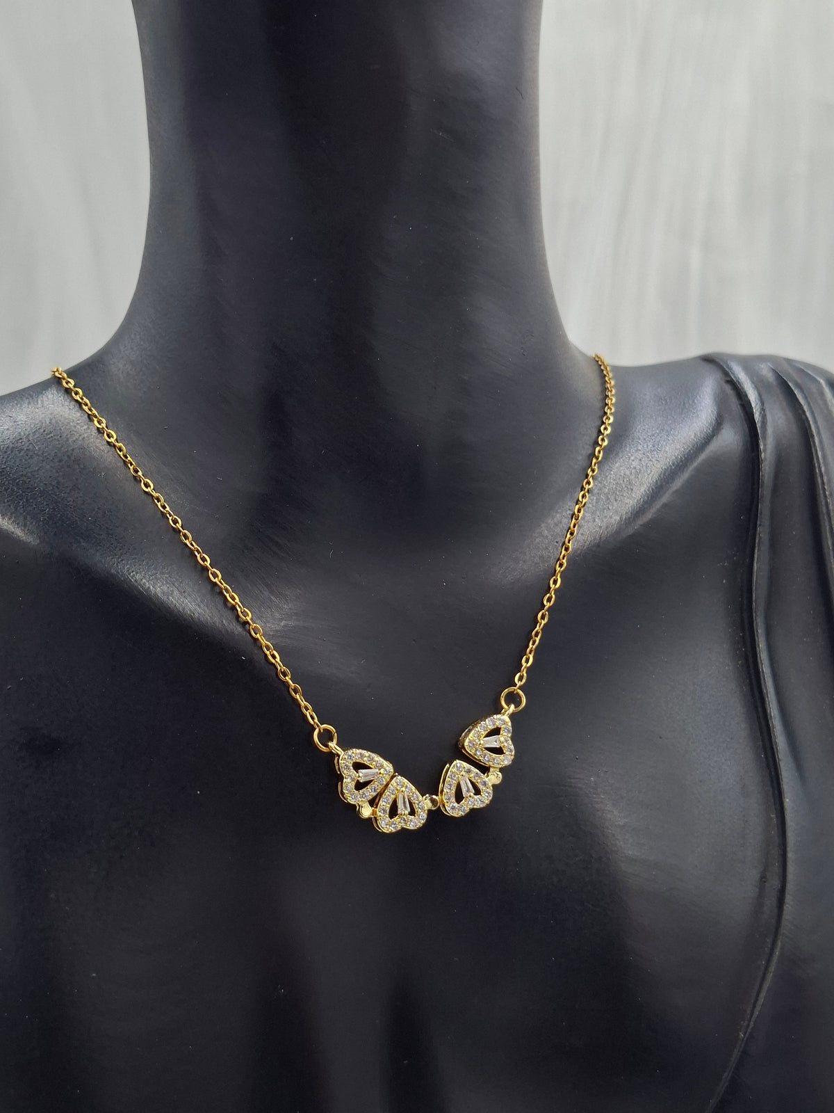 Gold Convertible Clover Necklace