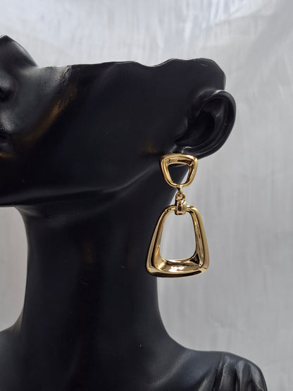 Trapezoid Dangle Earrings