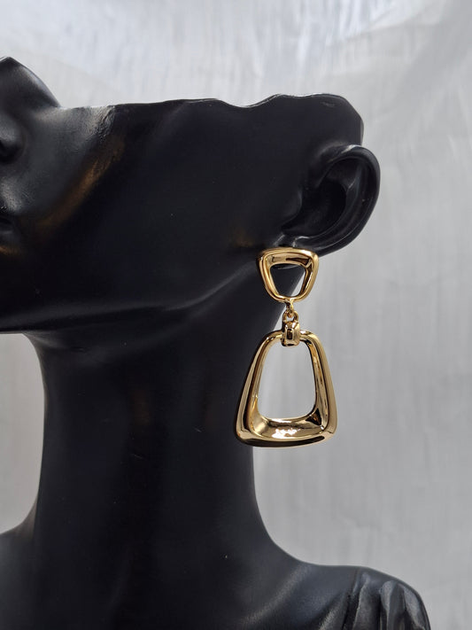 Trapezoid Dangle Earrings