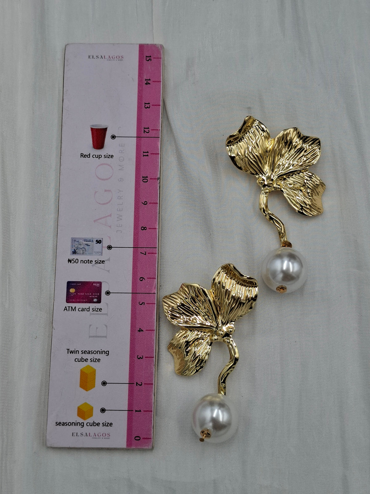 Orchid Pearl Earrings