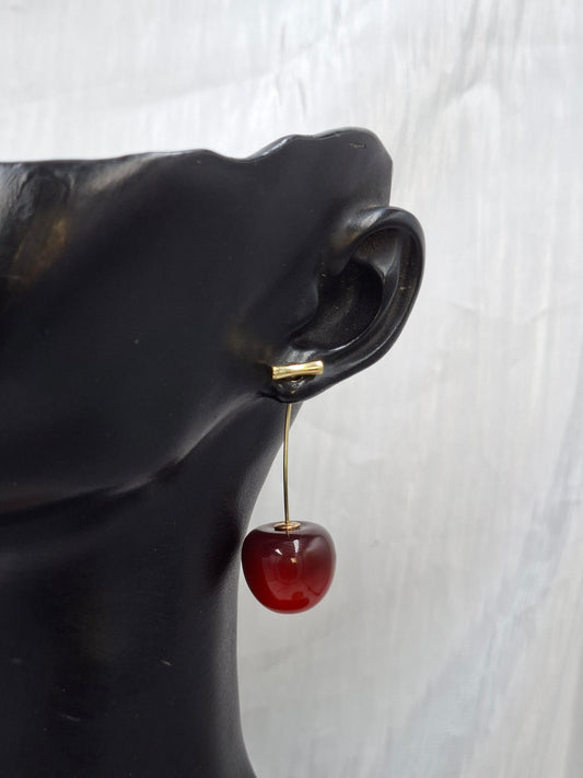Cherry Drop Earrings