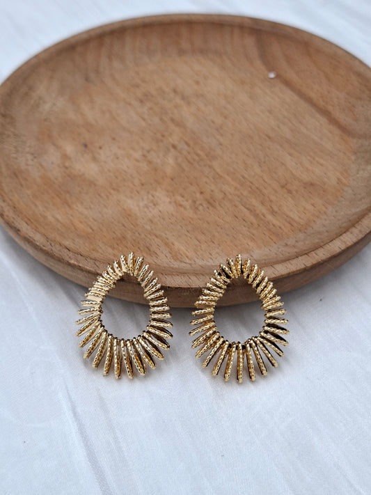 Coiled Hoop Earrings