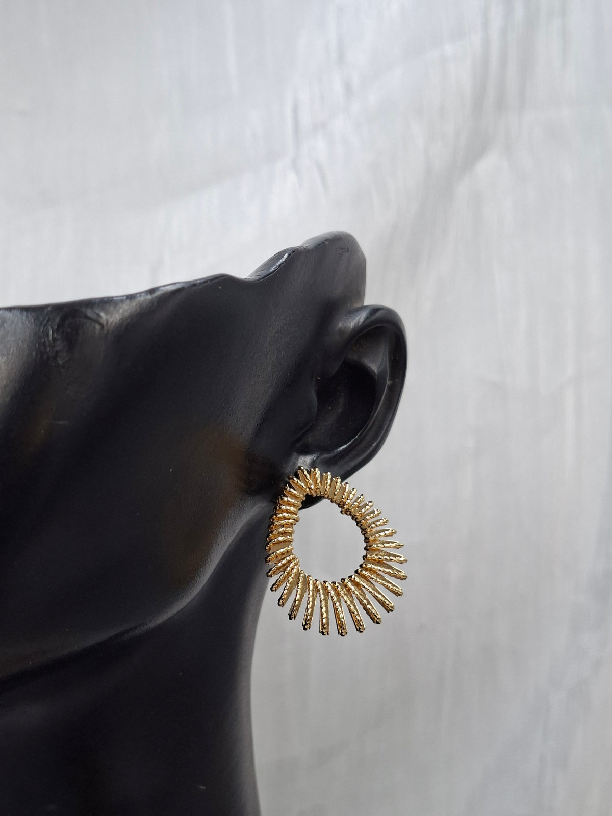 Coiled Hoop Earrings