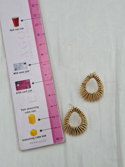 Coiled Hoop Earrings