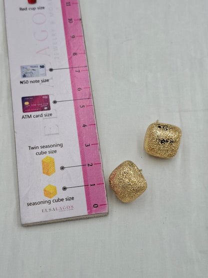 Frosted Stud Earrings